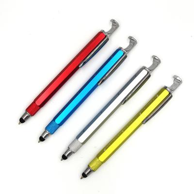 China Promotional Pen New Product Tool Pen 8 In 1 Stylus Metal Ball Pen With Custom Logo Multi Tool Smart Pen for sale