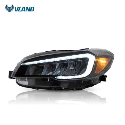 China VLAND Full LED Animation DRL Headlights Front Head Lamp 2015-UP Head Start Light For Subaru Impreza WRX VA STI for sale