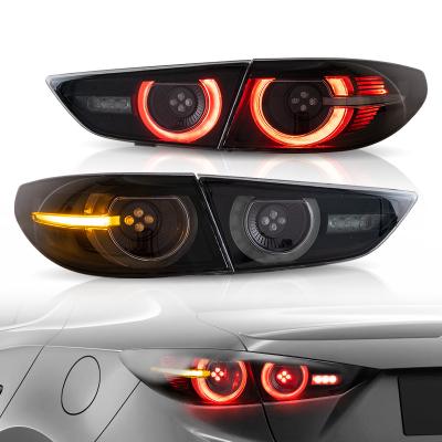 China PMMA+ABS+Aluminum VLAND Wholesale New With Sequential LED Tail Lights Turn Signal Car Rear Lamp Assembly 2019-2021 For MAZDA 3 AXELA Auto Lighting for sale