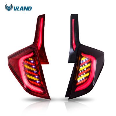 China Shockproof& waterproof VLAND 3th GEN LED modified rear tail lights tail lamp 2014 tail light 2015 2016-UP for Honda Jazz Fit for sale