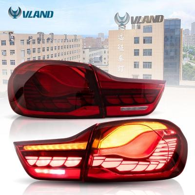 China PC+ABS+PMMA VLAND factory start animation DRL rear lamp f33 f36 f83 f32 f82 2014-2020 oled style tail lights for BMW M4 for sale