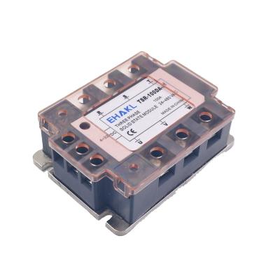 China TSR-100DA Epoxy SSR Three Phase DC to AC Solid State Relay for sale