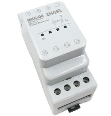 China MKC-04 Relay Phase Sequence Protection Relay Din Rail Sealed Type for sale