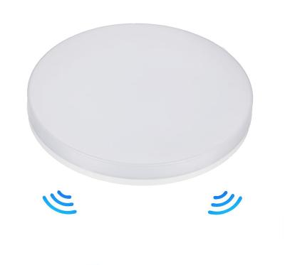 China 15W Modern Flush Mount LED Ceiling Light with Microwave Motion Sensor IP54 Waterproof for Garage, Kitchen, Hallway, Entryway, Bathroom for sale