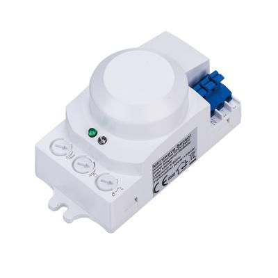 China Automatically turn on standard 12VDC 24VDC 12VAV 24VAC Input/Output Microwave Motion Sensor Microwave Detector Igniting ON/OFF Switch for sale