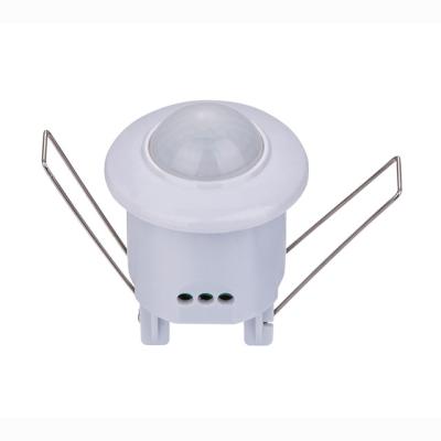 China Industrial Automation 360 Degree Mini Infrared Motion Sensor Switch , Indoor Recessed Pir Motion Sensor For LED Light for sale