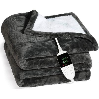 China Anti-Pull Hehong Thicker Electric Blanket Warm Comfortable Washable Heated Blanket For Winter Wholesale Manufacturers for sale