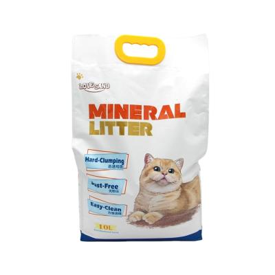 China Viable Carbon Water Absorption Kitty Cat Garbage Mixed Mineral Pooling Sand for sale