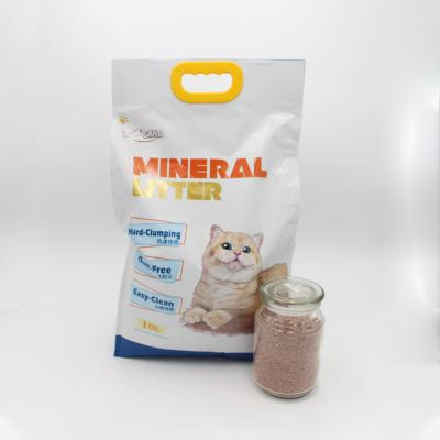 China New Product Sustainable Mineral Sand Emily Pets Economical Version-Red Sand Add Activated Carbon for sale