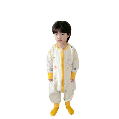 China Breathable High quality super soft spring and autumn Split legs Sleepsack pure cotton baby anti-kick quilt Children sleeping bags for sale