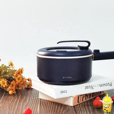 China Multifunctional Dormitory Kitchen Mini Small Electric Skillet Cooker Hotel Household Student Electric Hot Pot For Cook Rice Fried Noodle for sale