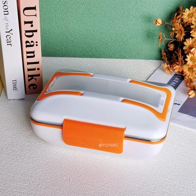 China Excellent Household Stainless Steel Electric Heating Lunch Box For Japanese Style Bento Boxs For Kids Student Portable Car for sale