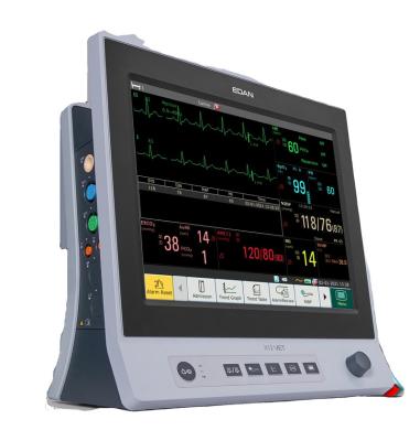 China Veterinary 12.1 Inch touch screen vital sign monitor X12Vet 263mm*248mm*148mm for sale