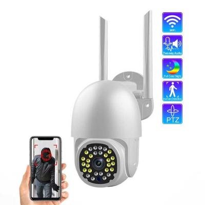 China Human motion tracking yiiot app cheap ptz wifi camera with waterproof and night vision colorful ip dome camera for sale