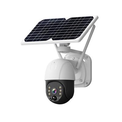 China Human Motion Tracking PTZ Camera 4G IR Solar Outdoor Wireless Powered IP 1080p Battery Dome Waterproof Cameras for sale