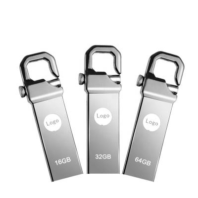 China Real Capacity USB2.0 3.0 Metal USB Stick 32GB 64GB 128GB Waterproof Usb Pen Drive High Speed ​​Read/Write USB Flash Drive for sale