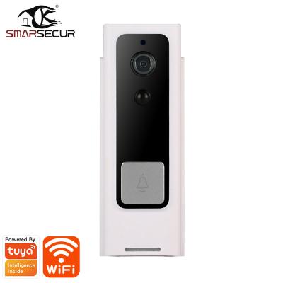 China ABS Plastic High Definition Ring Doorbell Home Wifi Video Doorbell Two Way Google Smart Cameras {Manufacturer} 1080P Tuya and Alexa for sale