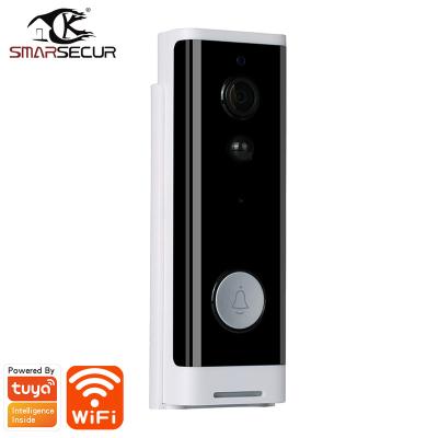 China ABS Plastic {Manufacturer} 1080P Life Ring Doorbell High Definition Home Market Wifi Video Doorbell Cameras Tuya google and alexa for sale