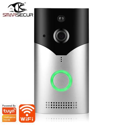 China ABS Plastic Video Doorbell Camera 1080p Hd {Manufacturer} 1080P Tuya with Chime Smart Home Wifi Video Doorbell Google Cameras and Alexa for sale