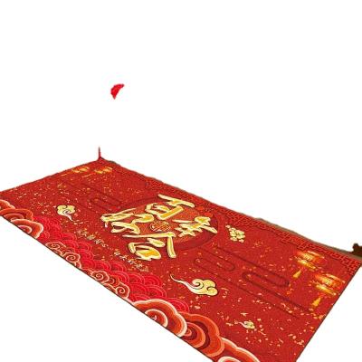 China Creative Style Anti-slip Carpet Bedroom Bed Mat Door Mat Chinese Style Mediterranean Wedding for sale