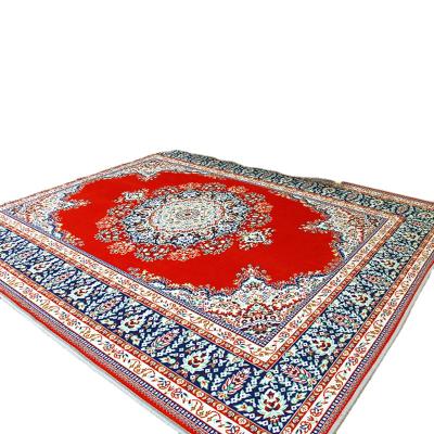 China Europe Boreal Style Ethnic Style Printed Carpet Crystal Velvet Thickened Anti Slip Mat For Living Room for sale