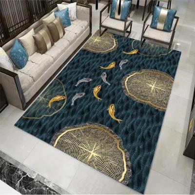 China Simple Design Chinese Style Crystal Velvet Soft Outdoor Carpets For Study Room for sale