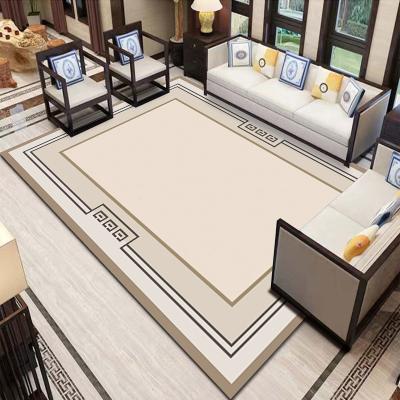 China Europe Style Boreal Unwashed Slip Machine To Custom Design Chinese Simplicity Living Room Crystal Velvet Carpet for sale