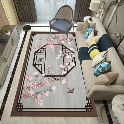 China Chinese Style Boreal Happy Forehead Europe Style Soft Comfortable Crystal Velvet Custom Carpet for sale