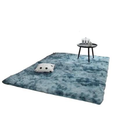 China Europe Style Abstract Shaggy Ultra Soft Fluffy Silk Borealis Pile Rug For Kids Nursery Teens Room for sale