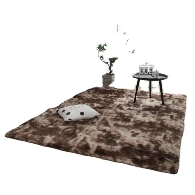 China Europe style boreal home printed silk woven blankets polyester living room nordic center pile rug blanket for sale