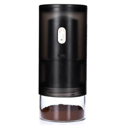 China PORTABLE Portable Home Mini Powder Coffee Grinding Machine Burr Small Coffee Bean Mill Electric Steel Grinder for sale