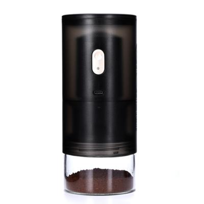 China PORTABLE Steel Electric Coffee Bean Grinder Burrs Portable Electric Spice and Coffee Grinder for sale