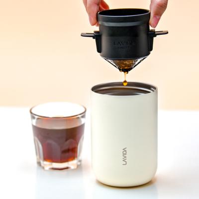 China Hotel Mini Espresso Coffee Maker Portable Grinding and Built-in Coffee Machine Brewing Coffee Grinder for sale