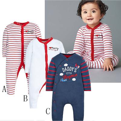 China Long Sleeve Newborn Baby Products Long Sleeve Stripe Baby Rompers From China for sale