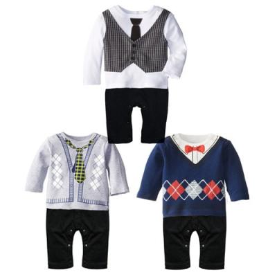 China Long Sleeve China Baby Boy Clothes Jumpsuit Wholesale Baby Rompers Baby Clothes for sale