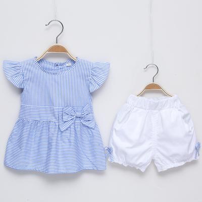 China Plus Size Baby Clothes Factory Wholesale Baby Dress And Short Pants Boutique Clothing Sets for sale