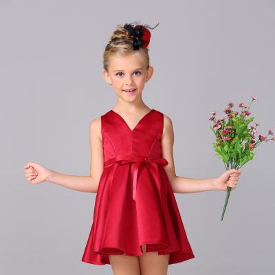 China Best Selling Sleeveless Breathable Angel Dresses For Kids Short Party Formal Dresses for sale