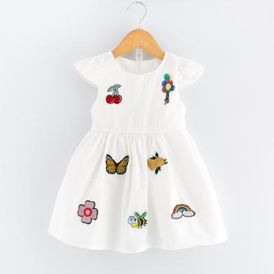 China Latest China Alibaba Designer Breathable Cotton Dresses Girls Casual Puffy Dresses For Birthday for sale