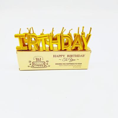 China New Arrivals Good Quality Birthdays Paraffins Solid Suppliers Happy Birthday Candle for sale