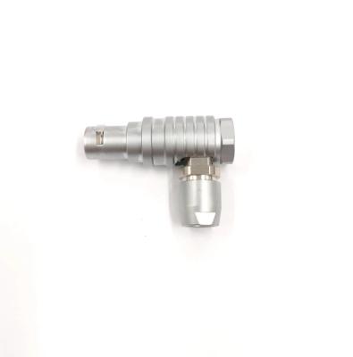 China Cable Collet And Nut To Fit A Bend Relief FHG.1B.303 B Series 3 Pin Circular Push Pull Connector Male Pins Weld Cup RoHS Certificated for sale