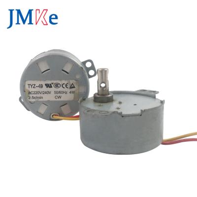 China JMKE good quality industry 49TYZ ac synchronous motor 220V ty49 drip proof ac motor for sale