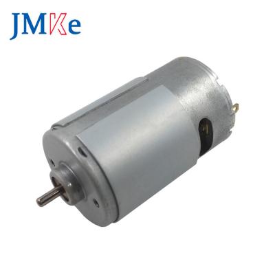 China Drip-proof JMKE 12V 24V Brushed DC Motor PMDC555 for sale