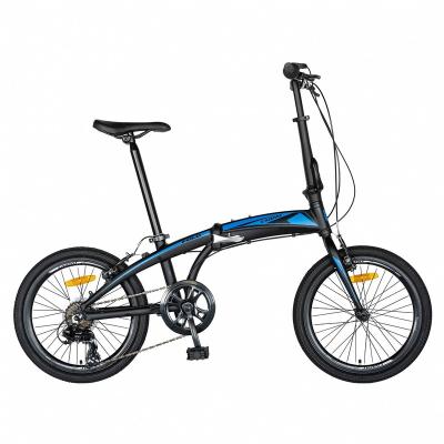 China Wholesale high quality 20 inch wheel flat land shimano 7 speed V brake aluminum folding bike for sale