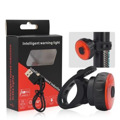 China Hot Selling Amazon Bicycle Fashionable Decoration Rechargeable Light Warning Led Bicycle Accessories Rear Brake Bike Light for sale