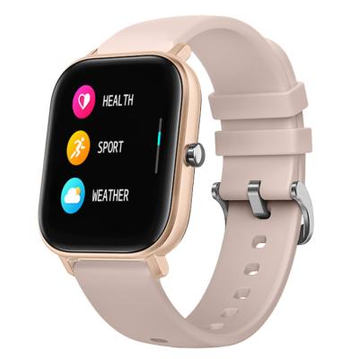 China Touch Screen 1.4 Inch Touch Screen Women Smartwatch Women Fitness Tracker Blood Pressure Men Wristbands P8 Full Smart Watch for sale