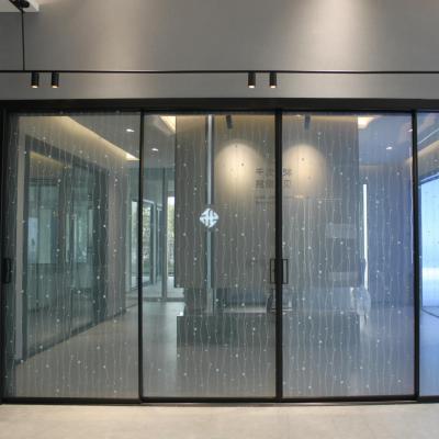 China Fashion Home Decor Windproof Design Windows Customized Glass Aluminum Sliding Door for sale