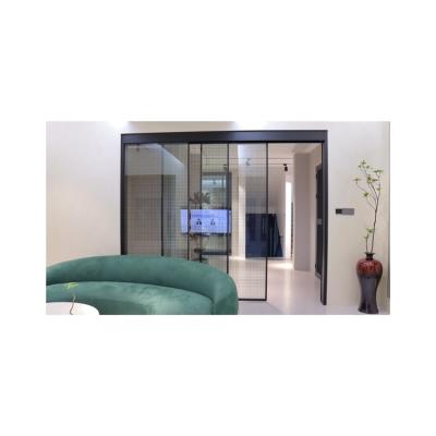 China Fashion Home Decor Windproof Design Windows Customized Glass Aluminum Sliding Door for sale