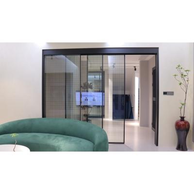 China High Quality Home House Windproof Design Sliding Aluminum Interior Glass Sliding Doors for sale