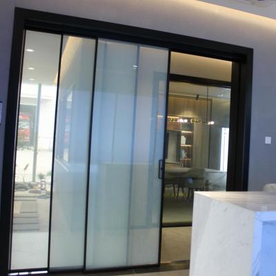 China Extremely narrow windproof sliding door with good view for sale