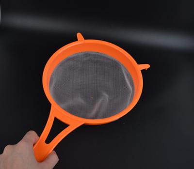 China Sustainable Kitchen Tools Plastic Mesh For Cooking Strainer for sale